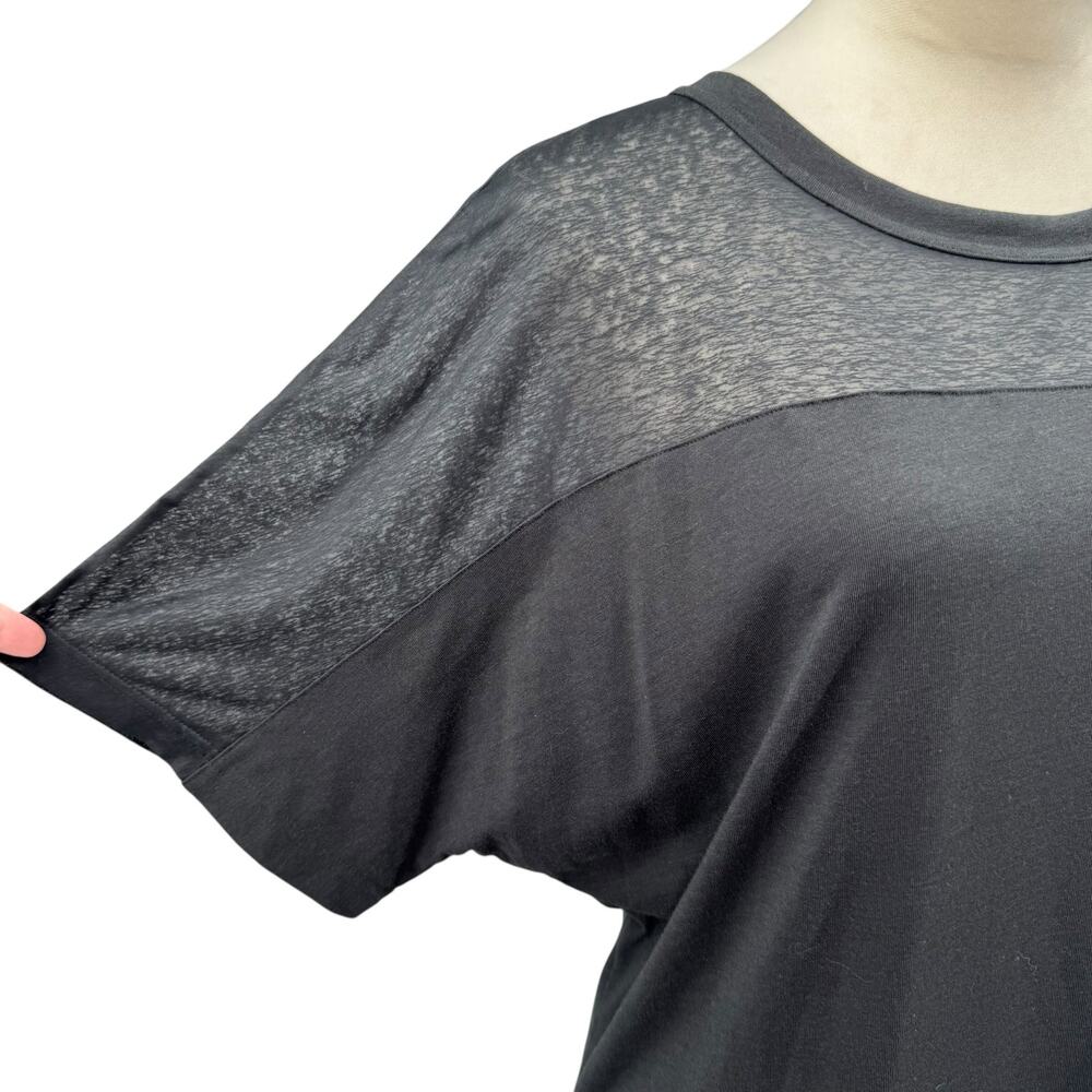 NikeLab NWT Essential Black Burnout Casual Relaxed T-shirt Mini Dress 865777 - Picture 10 of 15